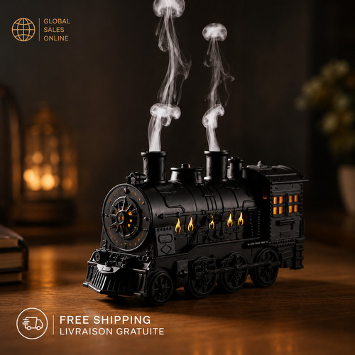 Humidificateur train vintage - humidificateur,