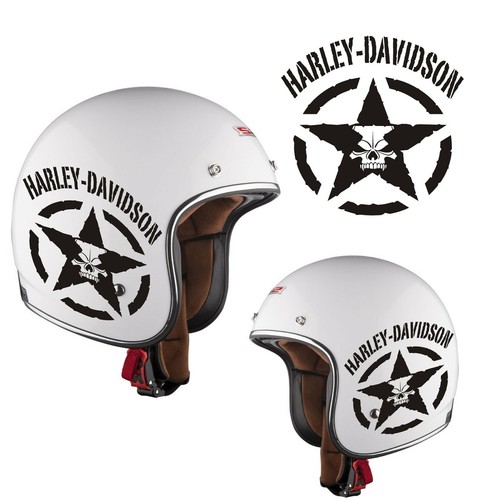 Adhésifs casque moto custom - casque,