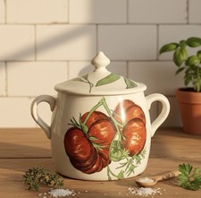 Ancien Pot à Sel de Cuisine -