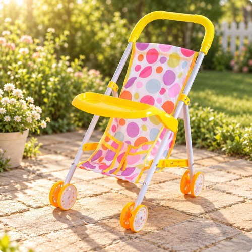 Poussette pliable pour poupée - pliable,