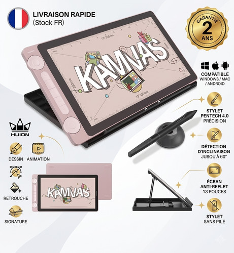 Huion kamvas - 13, 3)