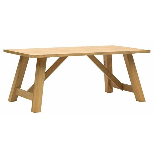 Table manger chêne plaqué - table,