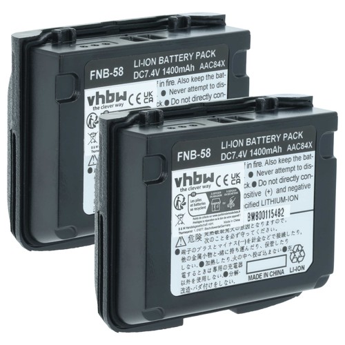 Batterie comme yaesu - 2x,