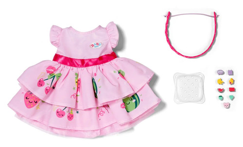 Baby born dress with - dress,