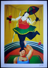 Fernando Botero Original Signed COA Lithograph Numbered in Pencil Pencil §