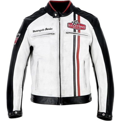 Veste blouson cuir moto ce - cuir,