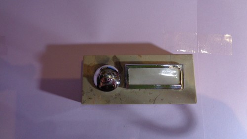 Sonnette rectangle marbre - sonnette,