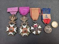 2165/MEDB - Lot of 4 Belgian medals + various - Lot No. 6