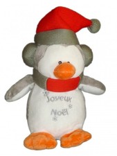 Doudou peluche Pingouin