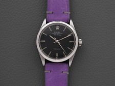 Rolex Air King 5500 Silver Print Black Dial 1968 Very Nice Condition!