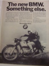 1970 BMW 500 600 750 MOTORCYCLE VINTAGE MAGAZINE PRINT AD