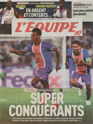 équipe août - l'Équipe,