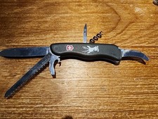 Victorinox Hunter 111mm Swiss Army Knife - Green, Used, Excellent Condition