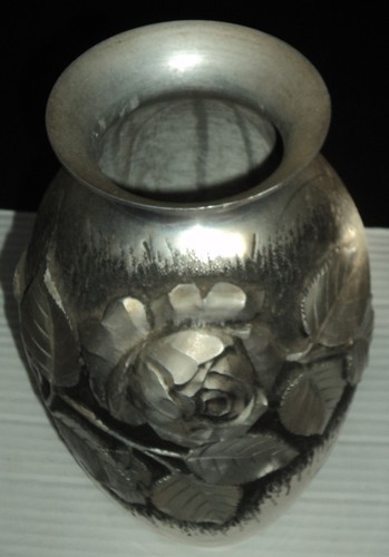Rare ancien vase étain - en,