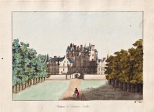 Glamis Castle Angus Écosse Gravure En Cuivre 1770