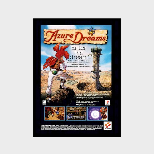 Poster azure dreams - poster,