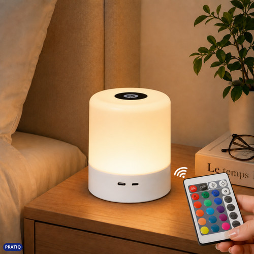 Lampe chevet led tactile - lampe,