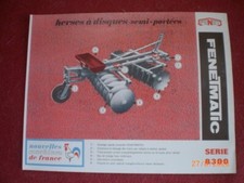 ANCIEN  PROSPECTUS    PUBLICITAIRE   HERSES  A  DISQUES   FENET   SERIE 8300