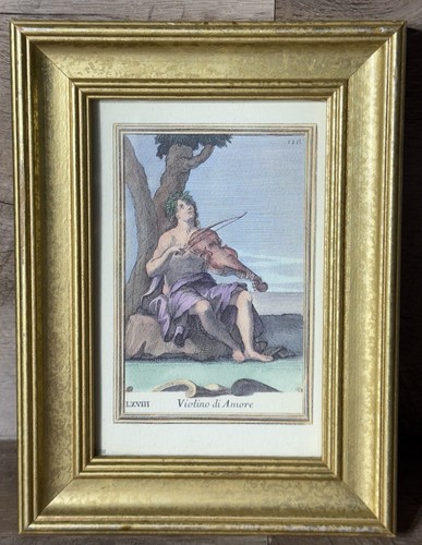 Vintage framed lithograph - vintage,