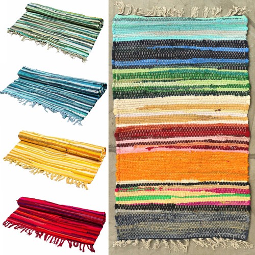 Tapis chiffons bohème - tapis, de