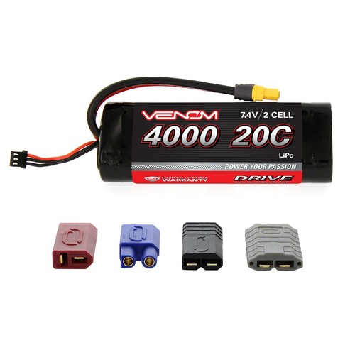 Venom 20c 4000mah - 2s, 7.4v