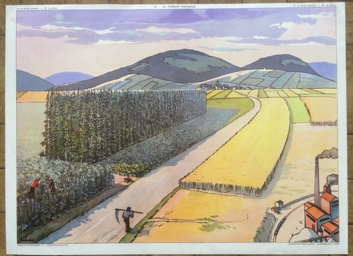 Ancienne affiche scolaire - 🌄,