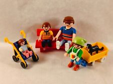 Nice family with baby stroller Playmobil (park, house) 1447