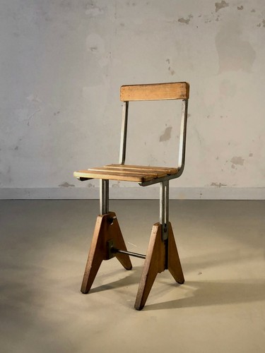 1960 chaise atelier - 1960, industriel