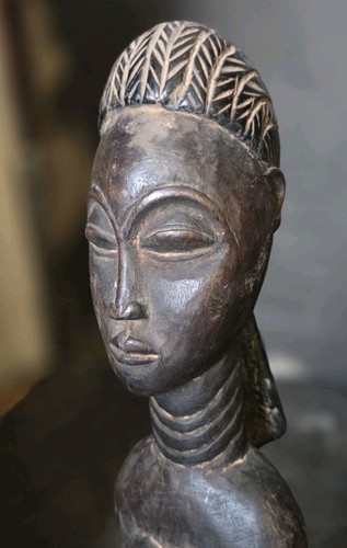Statue baoulé bois - -, blolo