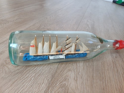 Bateau bouteille vintage - bateau, en