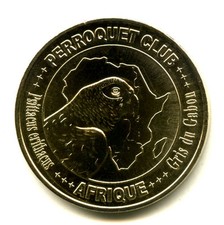 67 WEITBRUCH Perroquet Club, Gris du Gabon, 2008, Monnaie de Paris 