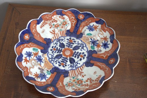 Plat imari polylobé - plat,