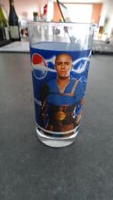 GLASS PEPSI ROBERTO CARLOS BRASIL FOOTBALL SELECAO BRAZIL NON COCA COLA SODA