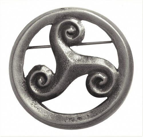 Broche celtique étain - broche,