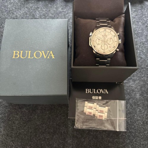 Boîte montre bulova - montre, marine