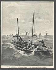 1896 -- OUESSANT SHIPWRECK DRUMMOND CASTLE. FISHERMEN TO THE RESCUE. 4C379