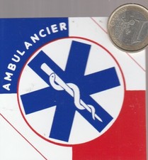AUTOCOLLANTS C23 Santé. AMBULANCIER