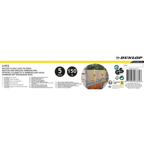 Dunlop sangle cliquet - sangle, 4