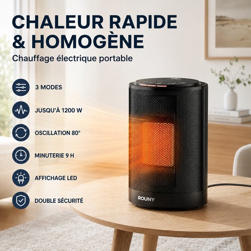 Chauffage mobile électrique - chauffage,