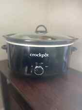 Crock-Pot 6qt Programmable Cook & Carry Slow Cooker Black Open Box New