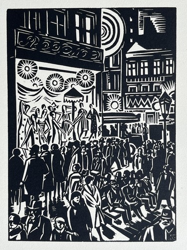 Frans masereel gravure - frans, sur