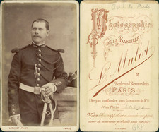 Mulot, Paris, Garde de Paris CDV Vintage Albumen Albumen Print 6.5x10.5