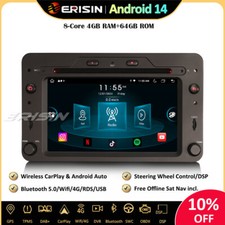 64GO DSP Android 14 Alfa Romeo Brera Spider 159 Sportwagon Autoradio GPS DAB+TNT