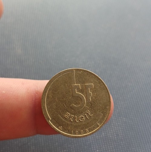 Pièce belgique francs - francs, f)