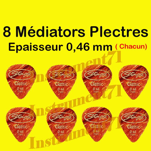 Médiators taille 46 mm - 8,