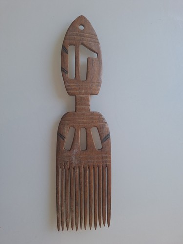 Peigne tribal africain bois - tribal,