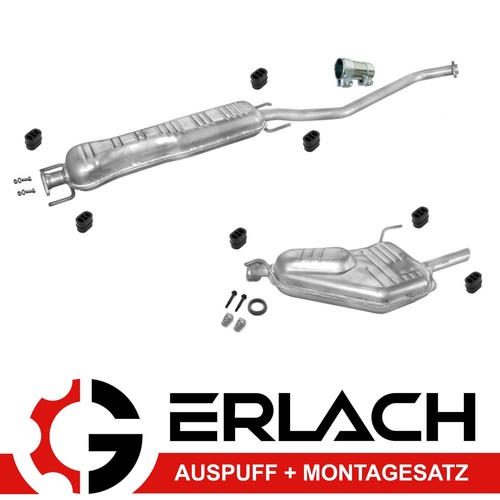 Pot échappement pour opel - pot, d'échappement