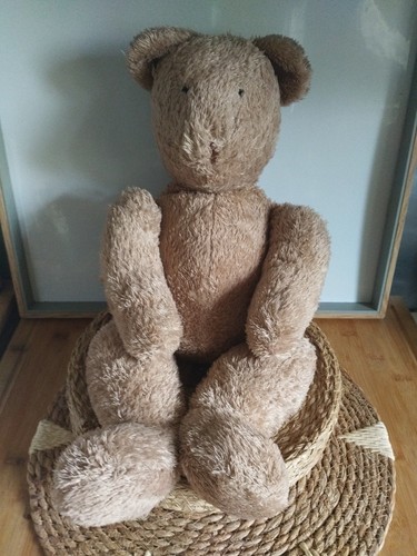 Peluche doudou ours - , beige