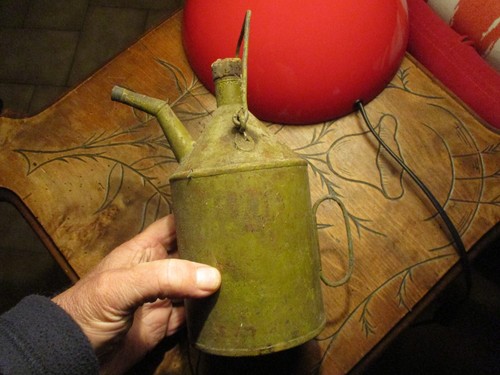 Ancien bidon burette huile - bidon,