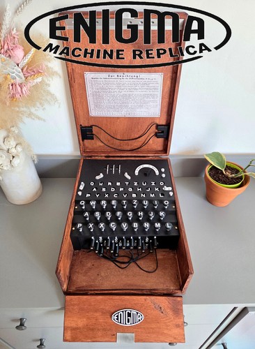 Enigma machine replica - machine-,